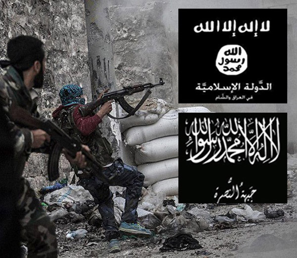 &rsquo;داعش&rsquo; تسرق قمح الحسكة وتنقله للرقة ! 
