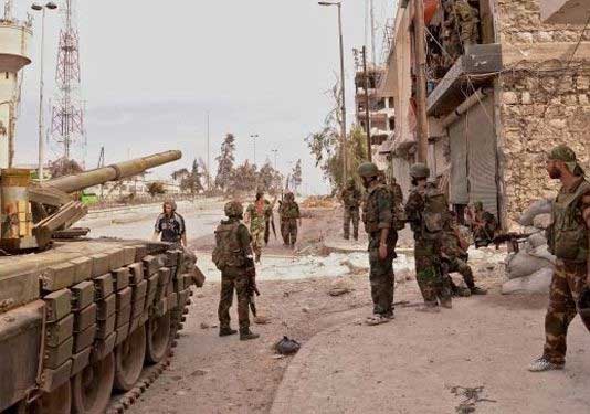 الجيش السوري يحقق تقدماً في نوى في ريف درعا
