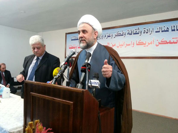 الشيخ قاووق: إذ راهنت &rsquo;14 آذار&rsquo; على تغيير الدور والموقع والهوية اللبنانية فقد أخطأت