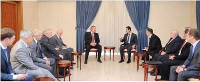 الرئيس الأسد : للضغط على الدول الداعمة للإرهاب