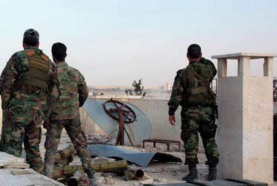 الجيش السوري يبسط سيطرته على مديرية الزراعة ومحطة إم تي إن بريف حلب 
