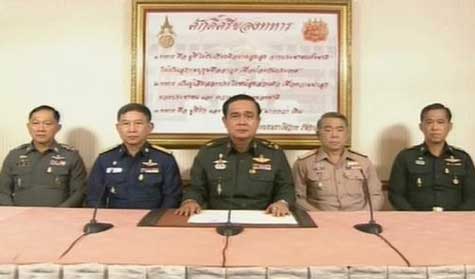 انقلاب تايلاند.. حظر تجول واعتقال سياسيين