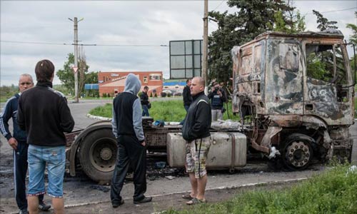 مواجهات جديدة في الشرق الاوكراني  