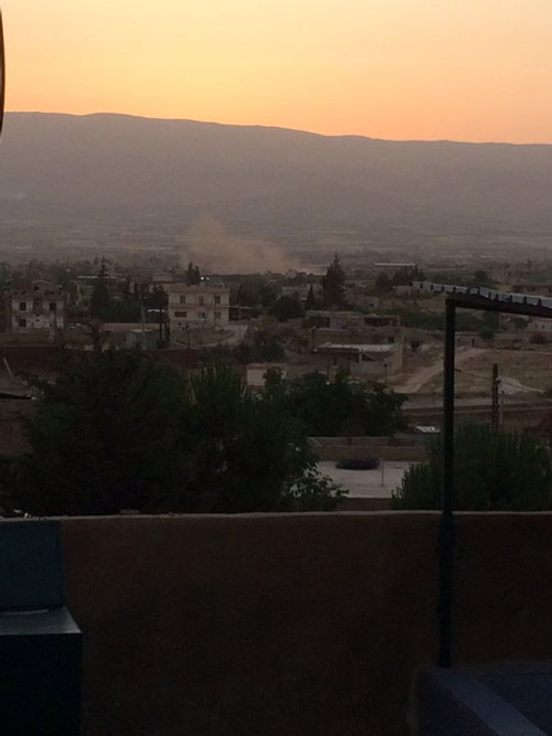4 صواريخ على بريتال مصدرها السلسلة الشرقية