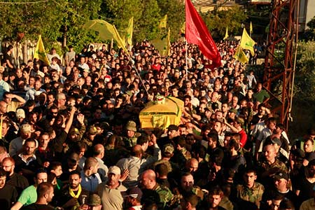 تشييع الشهداء فخر الدين وداغر والجوني وبدران