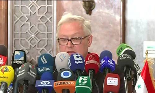 ريابكوف يطالب أميركا وحلفاءها باتخاذ خطوات جادة في مواجهة الارهاب