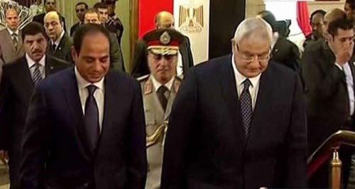 السيسي رئيساً: لا تهاون مع من يلجأ للعنف 