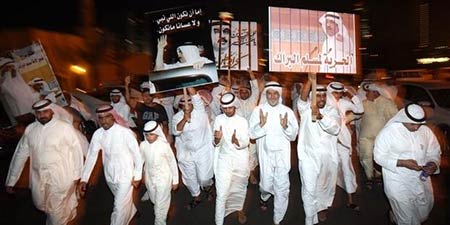 امير الكويت يدعو الى حفظ الامن قبل تظاهرة معارضة