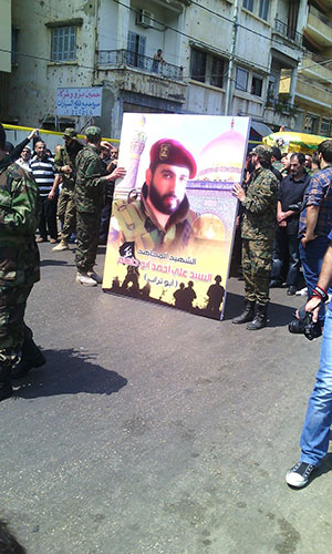 حزب الله يشيع الشهيد علي أحمد أبو طعام