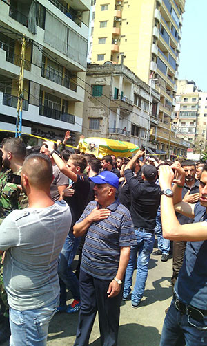 حزب الله يشيع الشهيد علي أحمد أبو طعام