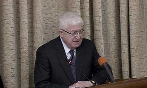 فؤاد معصوم يؤدي يمين القسم رئيسا للعراق