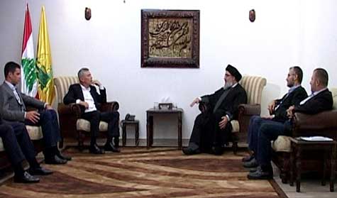 السيد نصرالله يلتقي النائب فرنجية السيد نصرالله يلتقي فرنجية لبحث الاوضاع في المنطقة