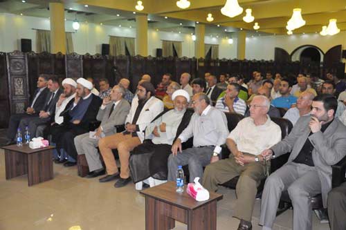 أمسية شعرية بمناسبة الانتصار في بلدة دير قانون النهر الجنوبية&lrm;