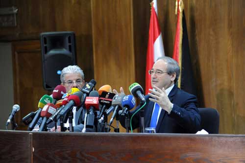 سوريا تبدي استعدادها للتعاون مع اي دولة لمحاربة الارهاب إلا مع من يموّلونه