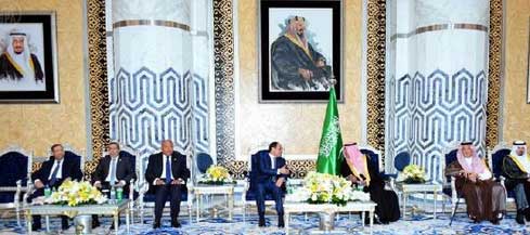 محادثات سعودية مصرية في جدة