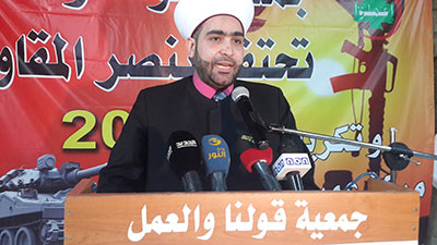 الحاج حسن: جميعنا معنيون بمواجهة الفكر التكفيري