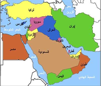 خريطة الشرق الاوسط انهيار مسيرة الاستسلام العربي انتكاسة كبرى لمشروع الهيمنة