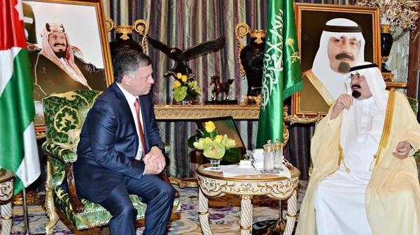ملك الأردن التقى الملك السعودي في زيارة قصيرة لجدة