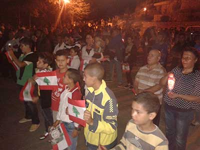 أهالي راشيا الوادي وصيدا وجزين يتضامنون مع المؤسسة العسكرية