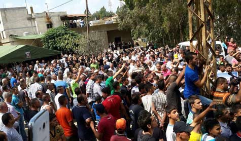 تشييع الرقيب الشهيد خضارو في تلحميرة في سهل عكار