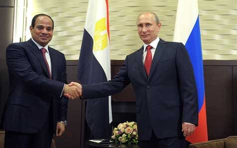 السيسي يدشّن مرحلة جديدة من العلاقات  مع روسيا 