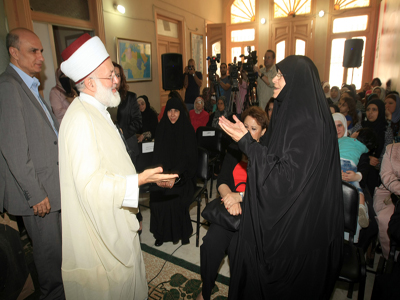 حركة الأمة إحتفلت بإنتصار 2006 وكرّمت الحاجة أم عماد مغنية
