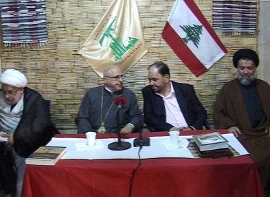 ياغي التقى المطران درويش في بلدة تمنين التحتا البقاعية