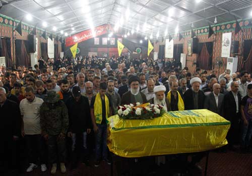 تشييع الشهيد المجاهد محمد منير فاضل