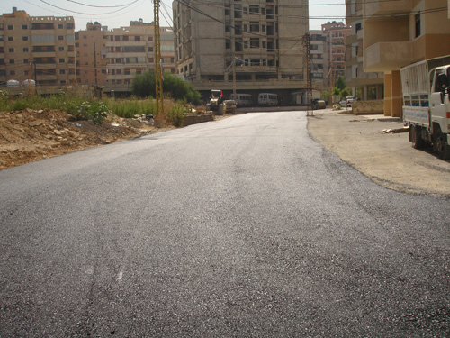 تعبيد طريق في الضاحية الجنوبية لبيروت لو تركها حزب الله (الملف الثالث)