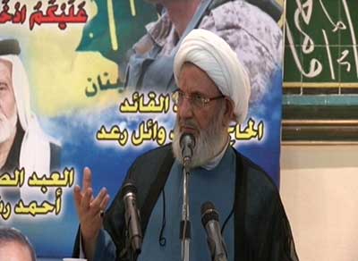 الشيخ يزبك: لرفع الغطاء عن كل العابثين بالأمن