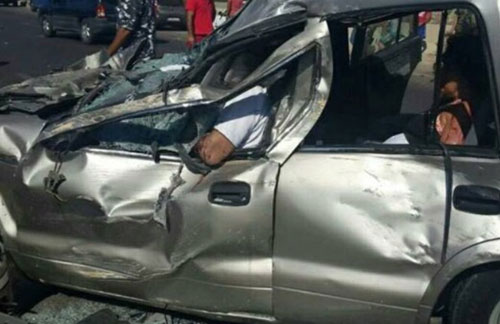 ضحايا بحادث سير مروع على اوتستراد الجيّة