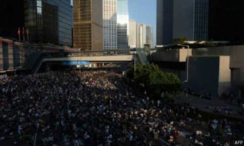 استمرار التظاهرات المطالبة بالديمقراطية في هونغ كونغ
