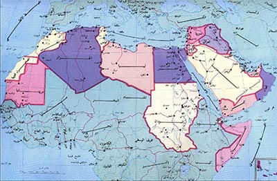 خريطة العالم العربي تقسيم العالم العربي إلى كيانات طائفية وعرقية خطوة نحو التفكيك الكامل