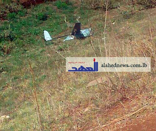 بالصور: سقوط طائرة تجسس اسرائيلية بين مزرعة سردة والوزاني في مرجعيون والجيش يطوق المكان