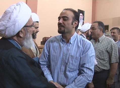 الشيخ يزبك التقى وفداً عرسالياً