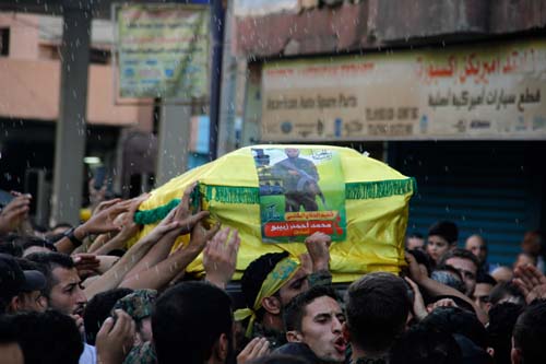 حزب الله شيّع الشهيد المجاهد محمد أحمد زبيبو