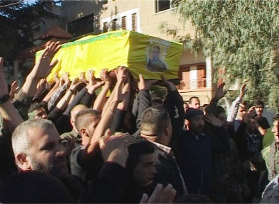 حزب الله يشيع الشهيد محمد عبد الكريم زين الدين في الهرمل