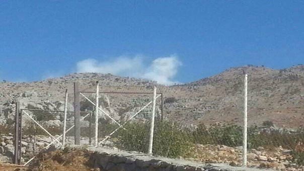 انفجار عبوة ناسفة بدبابة اسرائيلية بمزارع شبعا اللبنانية المحتلة