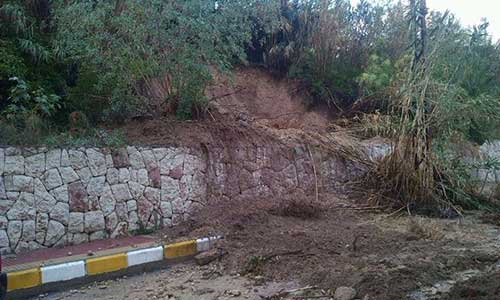 عاصفة قوية تضرب لبنان وتخلف اضراراً جسيمة