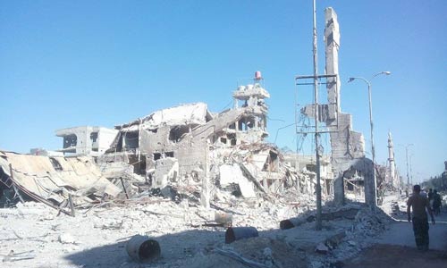 بعد حي الدخانية.. الجيش السوري يتقدم باتجاه وادي عين ترما