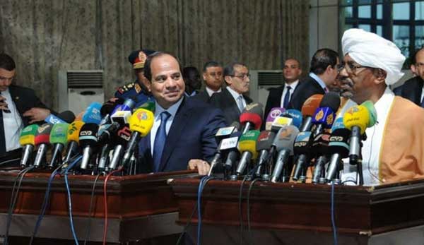 البشير والسيسي يؤكدان على الحل السياسي لأزمة سوريا وليبيا