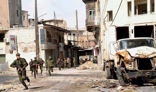 الجيش السوري يلاحق المسلحين في ريف دمشق وحلب وإدلب