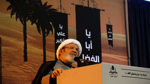 الشيخ يزبك في الليلة الرابعة من عاشوراء: الاقصى المهدد بالتقسيم يناشد المسلمين