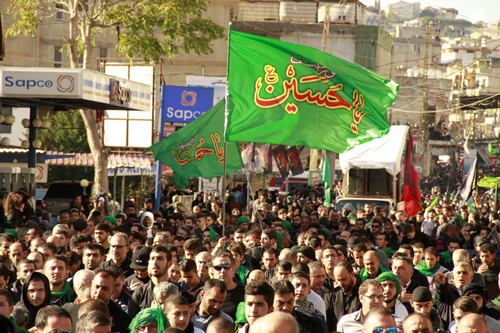 مسيرة &rsquo;تاسوعاء&rsquo; في مدينة النبطية
