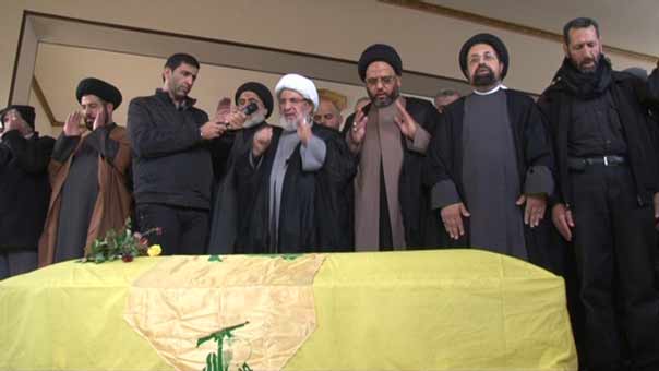 حزب الله وأهالي بلدة شمسطار شيعوا الشهيد شحيتلي