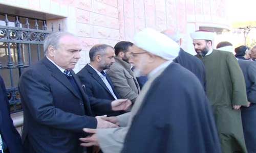 وفد من عشائر البقاع وفعالياتها زار بتدعي معزيا بالجريمة