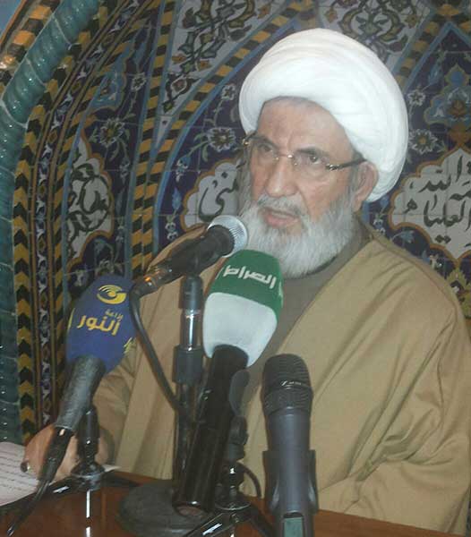 الشيخ يزبك: على الأمة أن تدعم المقاومة الفلسطينية