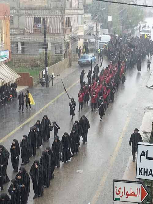 مسيرات حاشدة في صيدا وجوارها في ذكرى العاشر من محرم 