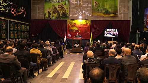 رغم الظروف الامنية.. دمشق تتشح بالسواد وتحيي عاشوراء الامام الحسين (ع)