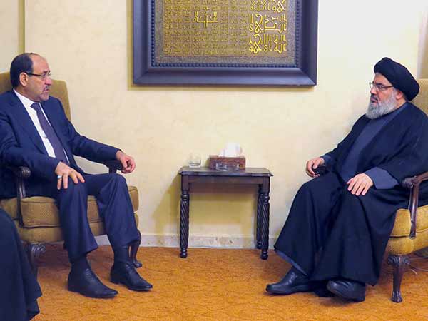 السيد نصرالله والمالكي : لا مستقبل لـ&rsquo;داعش&rsquo; وأشباهها ولا لمشروعها التدميري في المنطقة  